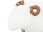  Animal Stool LAMB Fabric White Lamb