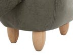  Storage Animal Stool TRICERATOPS Fabric Dark Green Dinosaur
