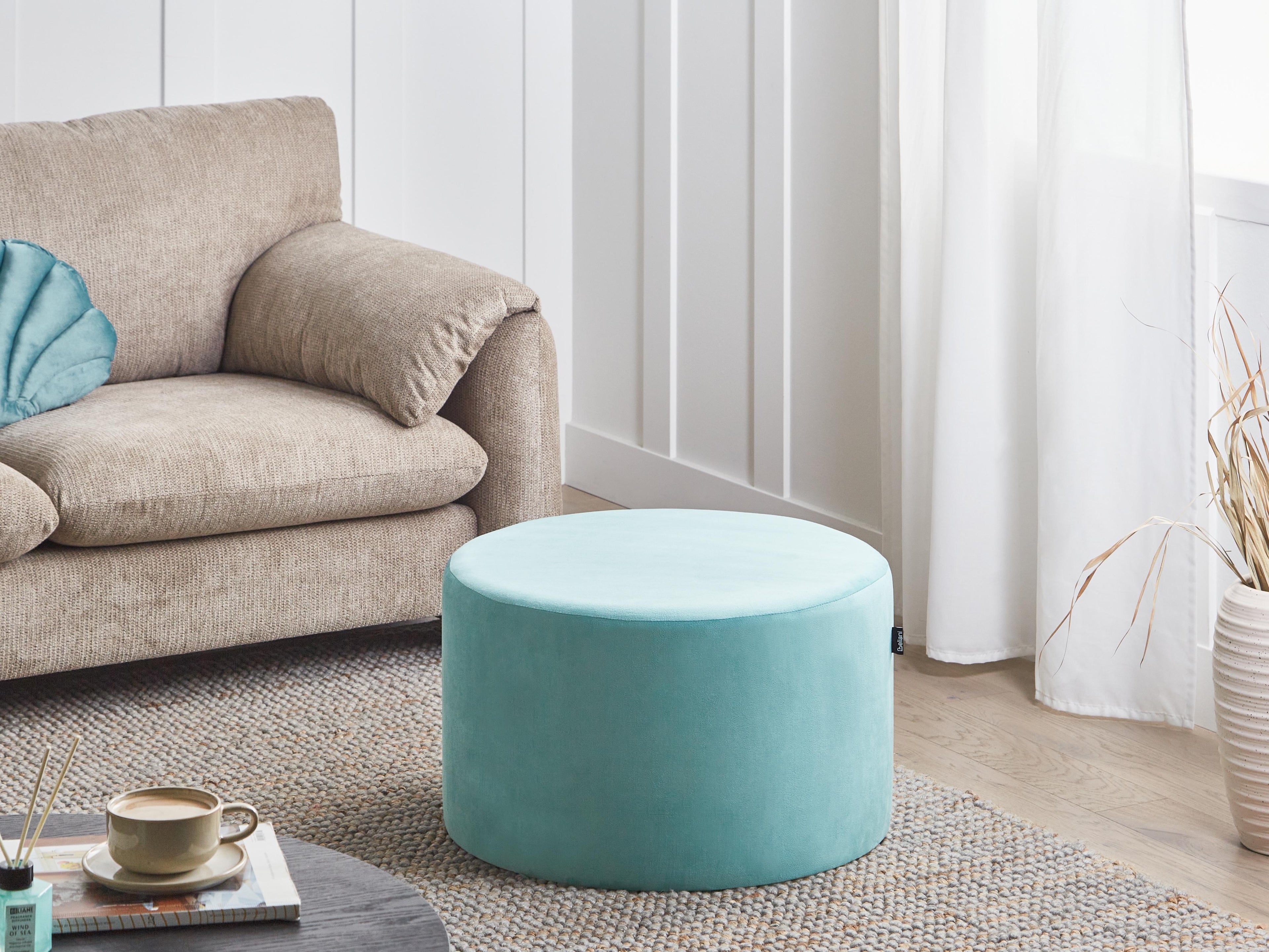 Pouffe MILLEN Velvet Mint Green