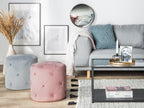  Pouffe COROLLA Velvet Light Grey