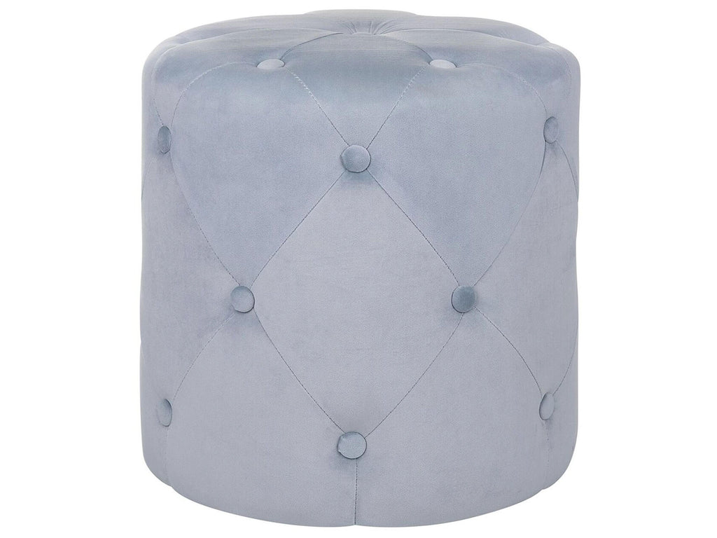  Pouffe COROLLA Velvet Light Grey
