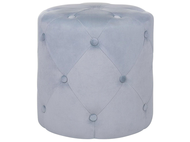 Pouffe COROLLA Velvet Light Grey