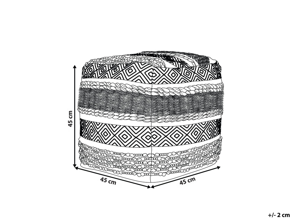  Pouffe KANAM Cotton Light Beige
