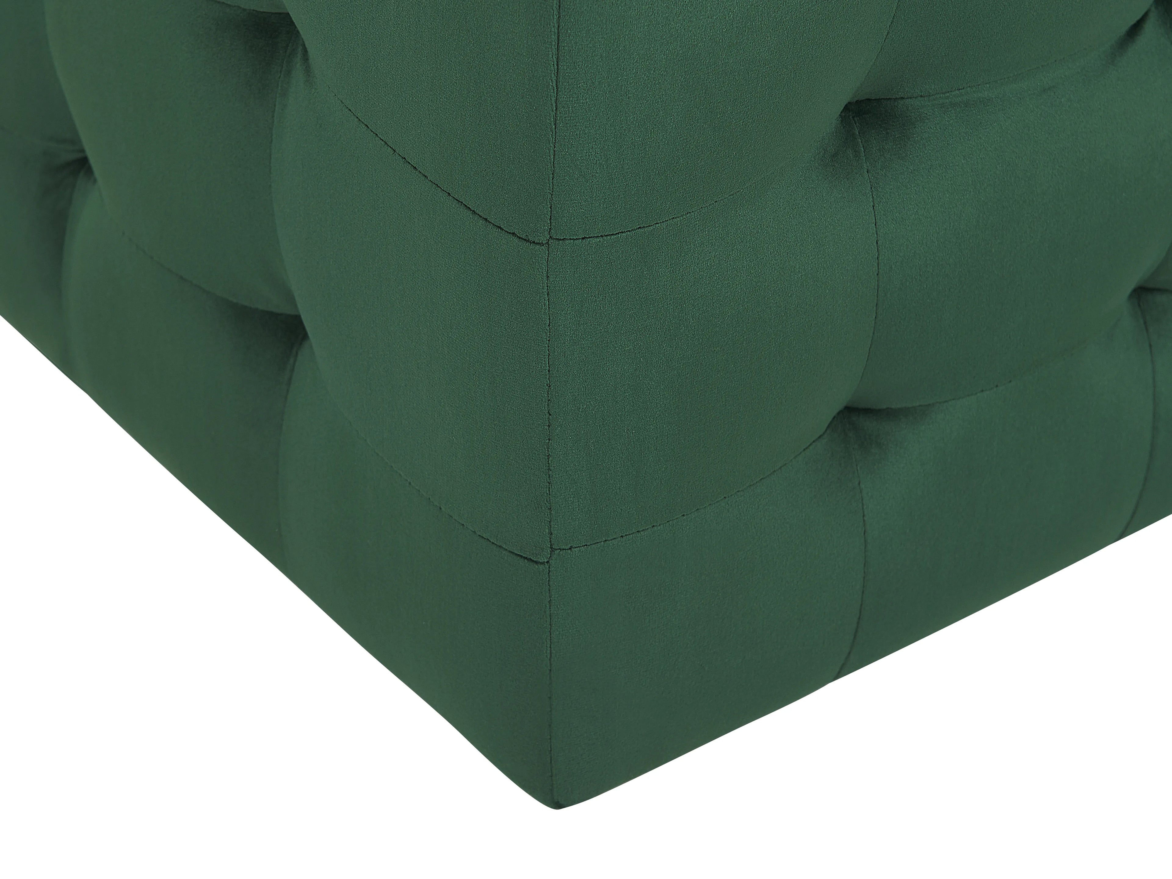  Storage Ottoman MICHIGAN Velvet Dark Green