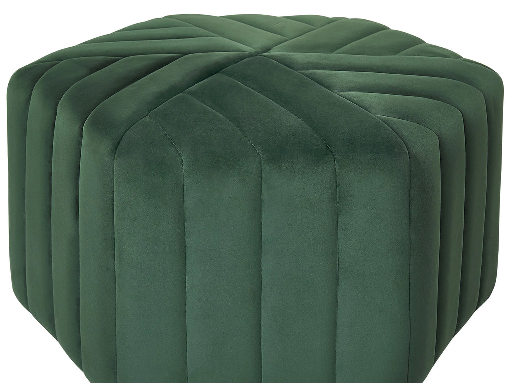  Pouffe MURIETTA Velvet Dark Green