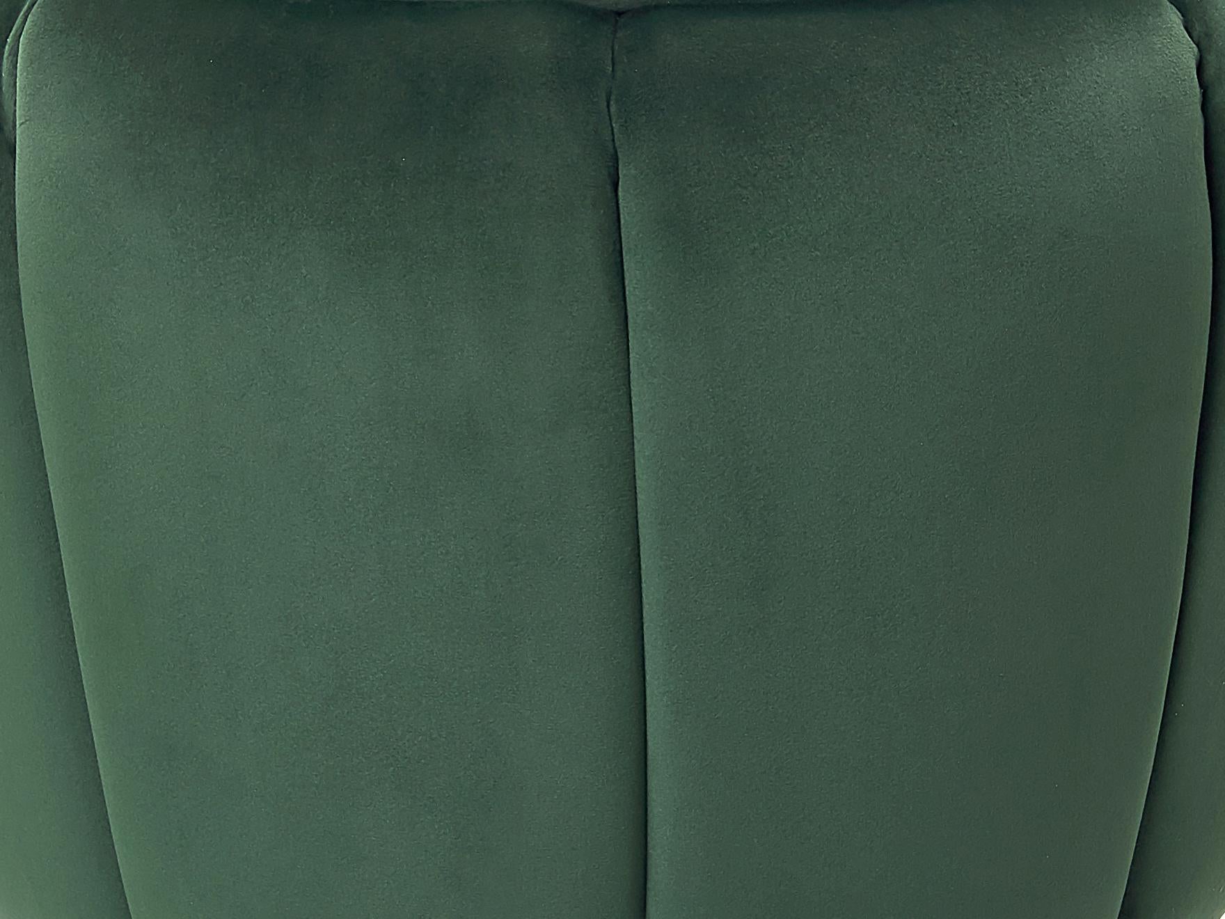  Pouffe IRVING Velvet Dark Green