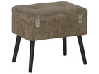  Storage Stool MALLARD Corduroy Light Brown