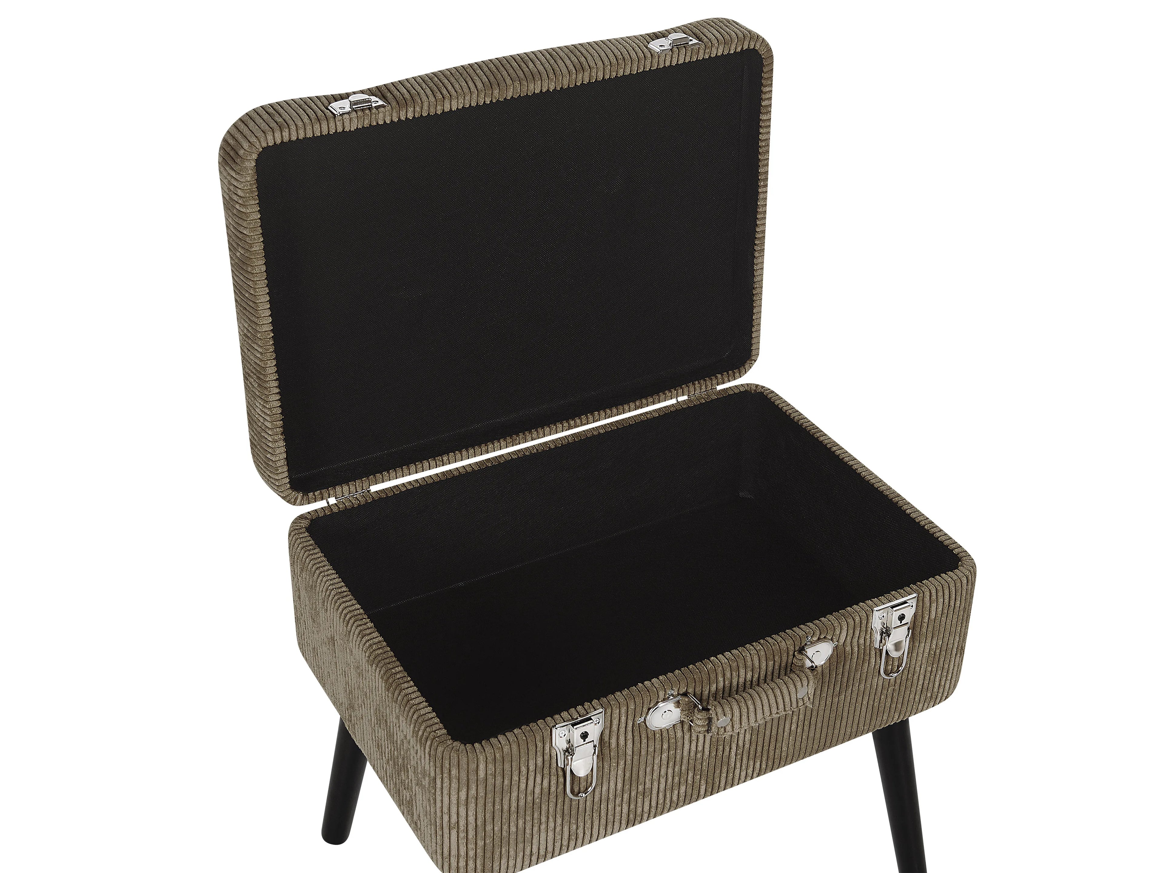  Storage Stool MALLARD Corduroy Light Brown