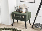  Storage Stool MALLARD Corduroy Dark Green