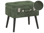  Storage Stool MALLARD Corduroy Dark Green