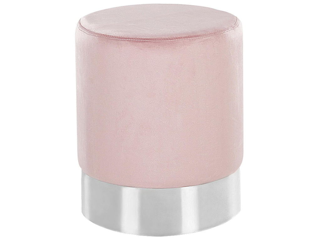  Pouffe BRIGITTE Velvet Pastel Pink