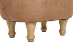  Animal Stool HORSE Faux Leather Sand Beige Horse