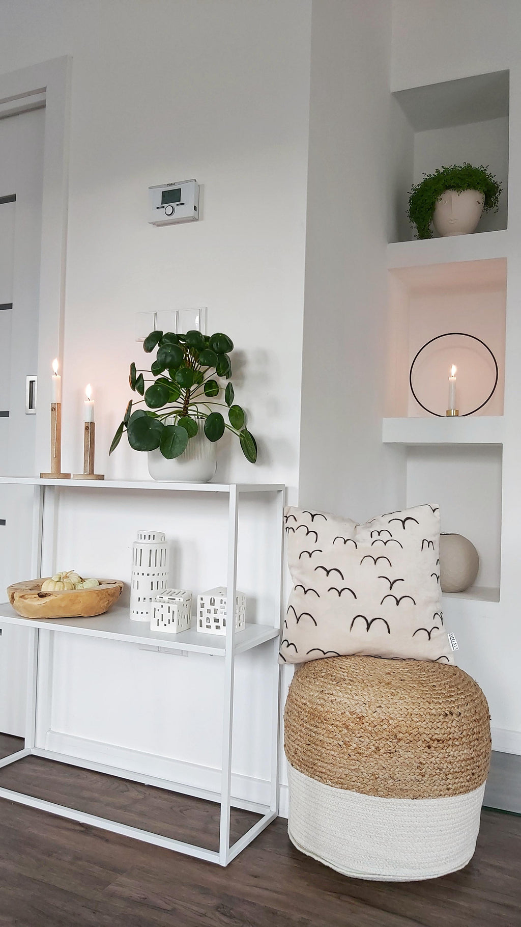  Pouffe DALAMA Jute White