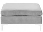  Ottoman EVJA Velvet Grey
