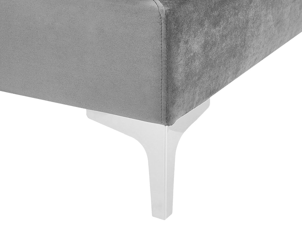  Ottoman EVJA Velvet Grey