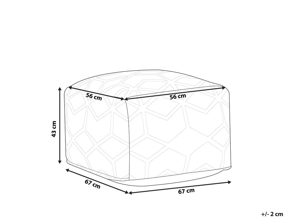  Pouffe MAMALA Jute Beige