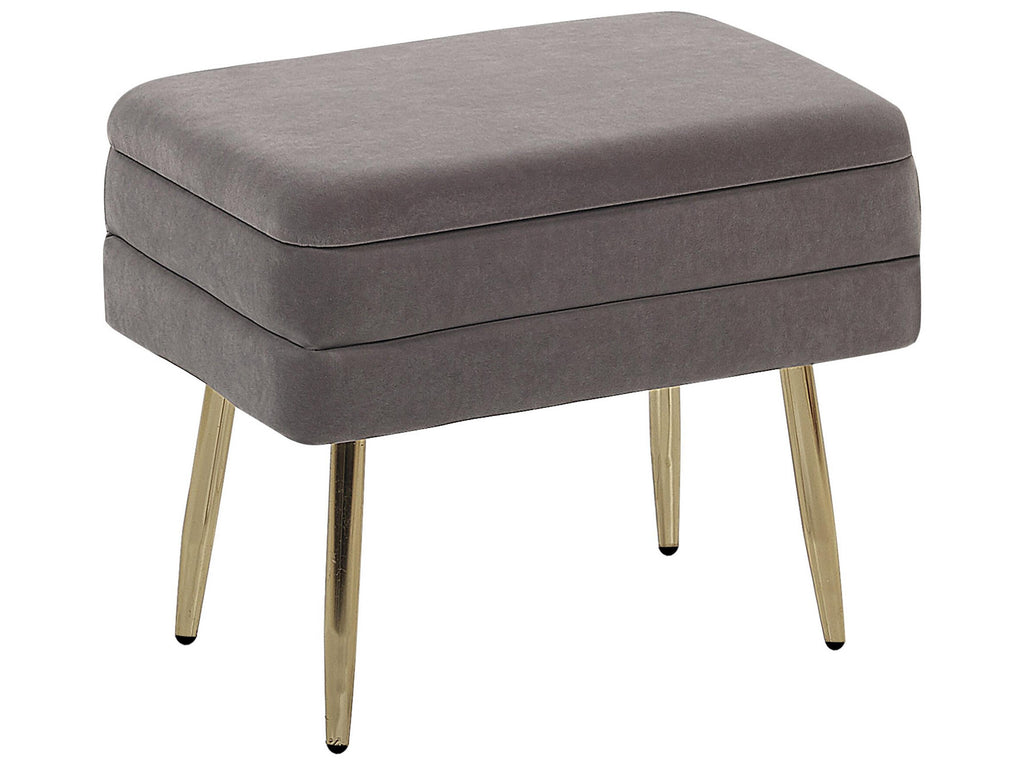  Storage Bench ODESSA Velvet Grey
