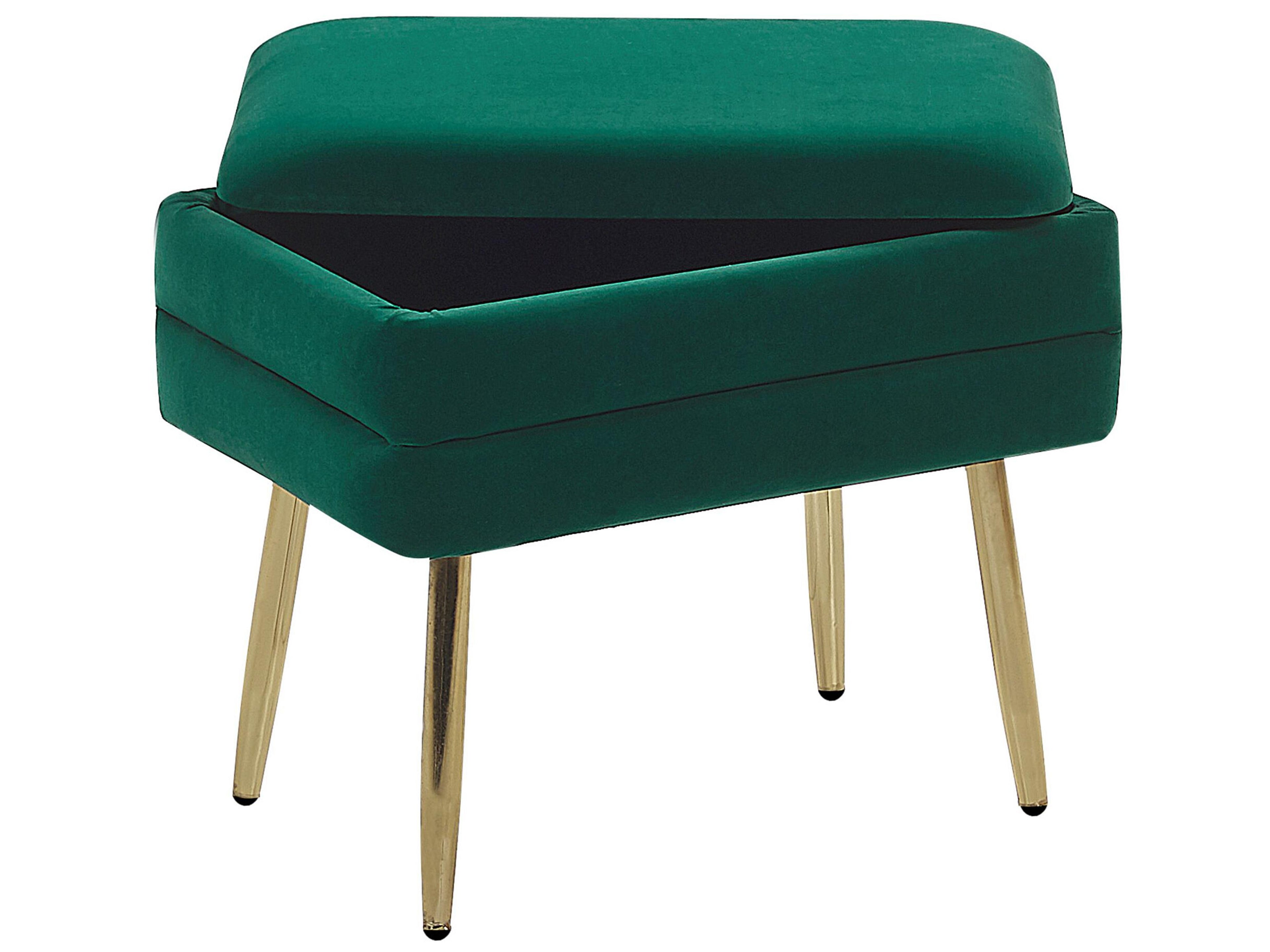  Storage Bench ODESSA Velvet Dark Green