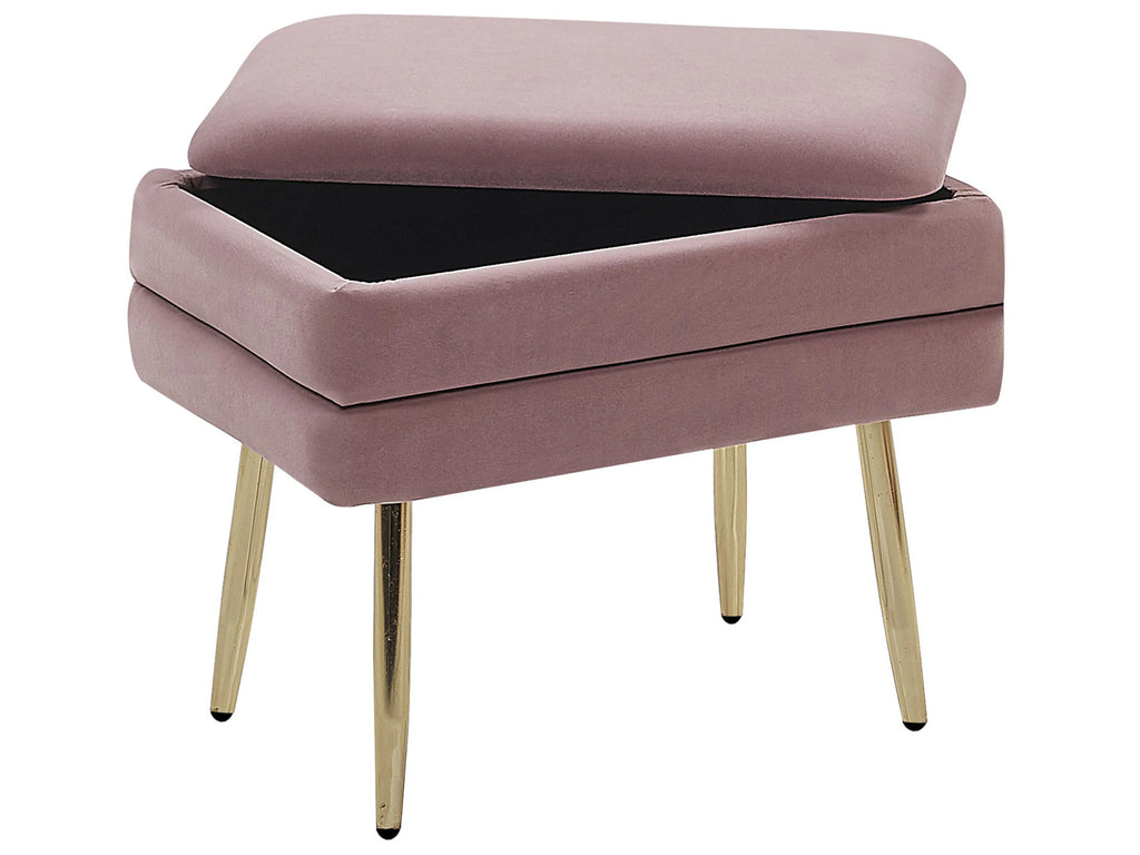  Storage Bench ODESSA Velvet Pink