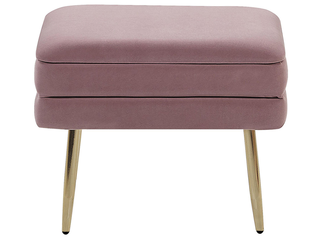  Storage Bench ODESSA Velvet Pink