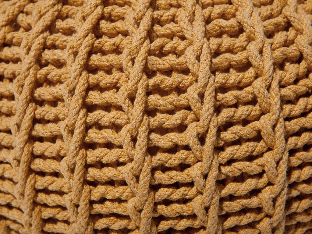  Pouffe CONRAD Cotton Mustard