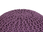  Pouffe CONRAD Cotton Purple