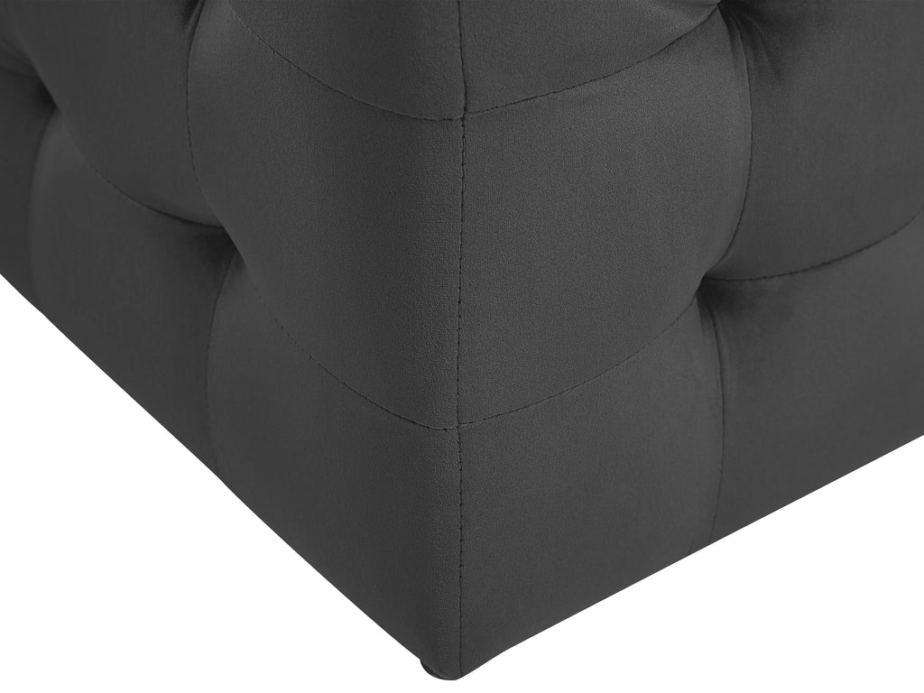  Storage Ottoman MICHIGAN Velvet Black