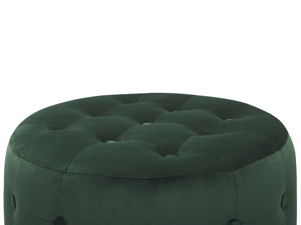  Pouffe TAMPA Velvet Dark Green
