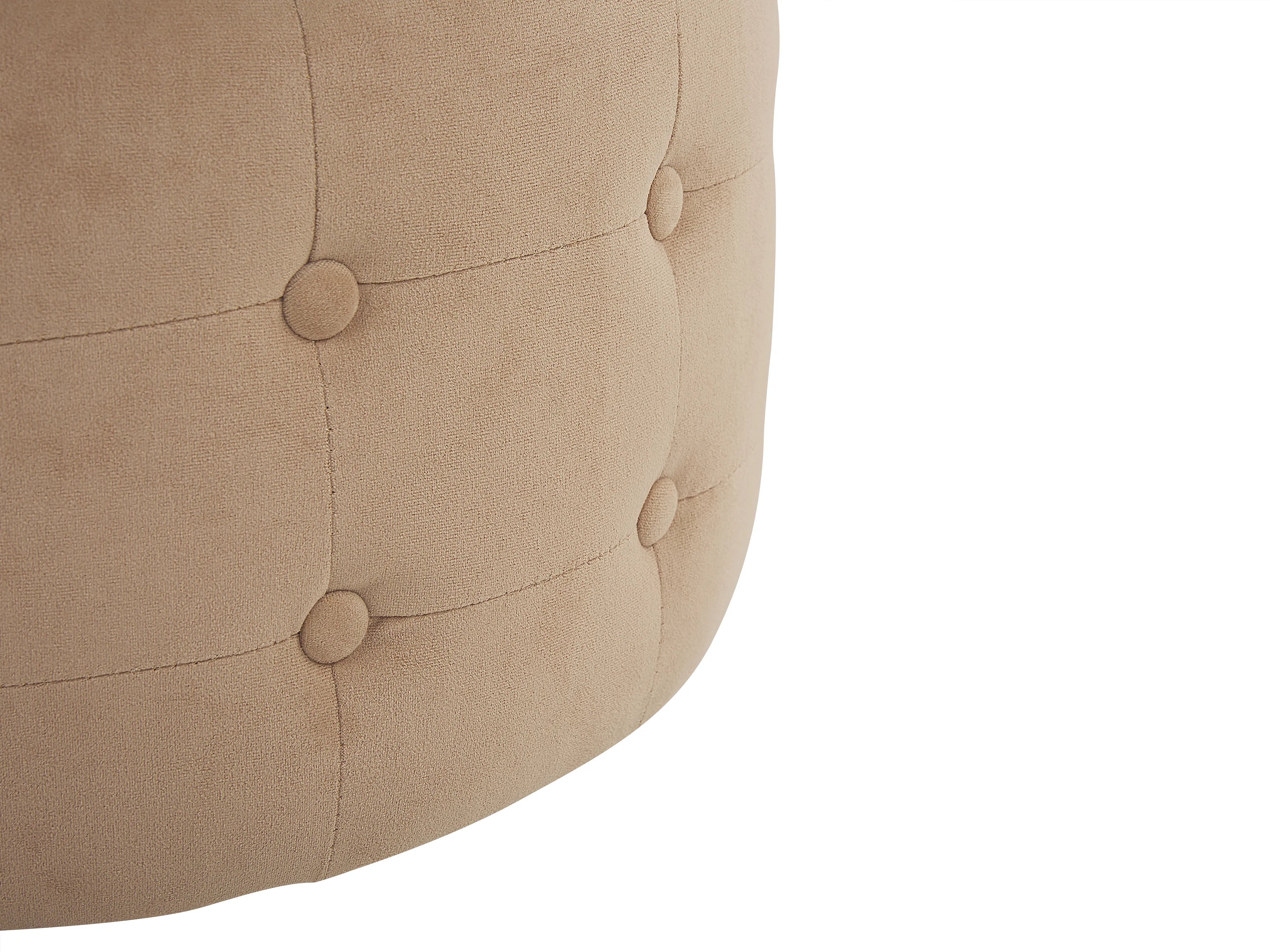  Pouffe TAMPA Velvet Sand Beige
