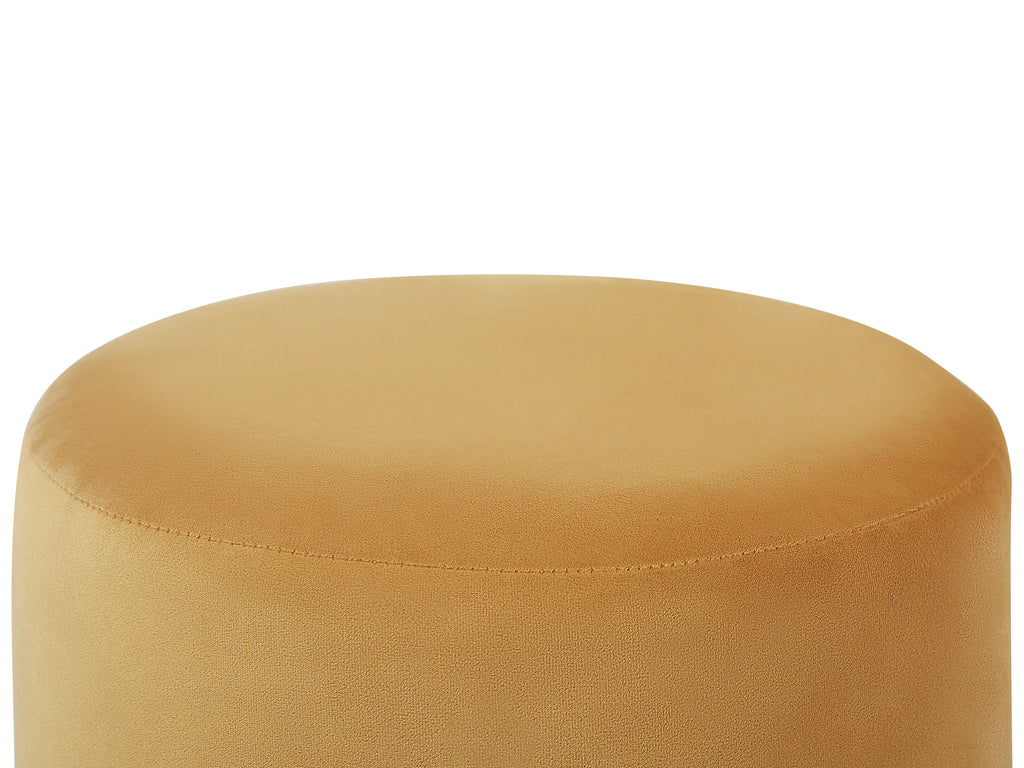  Pouffe SOPHIA Velvet Mustard