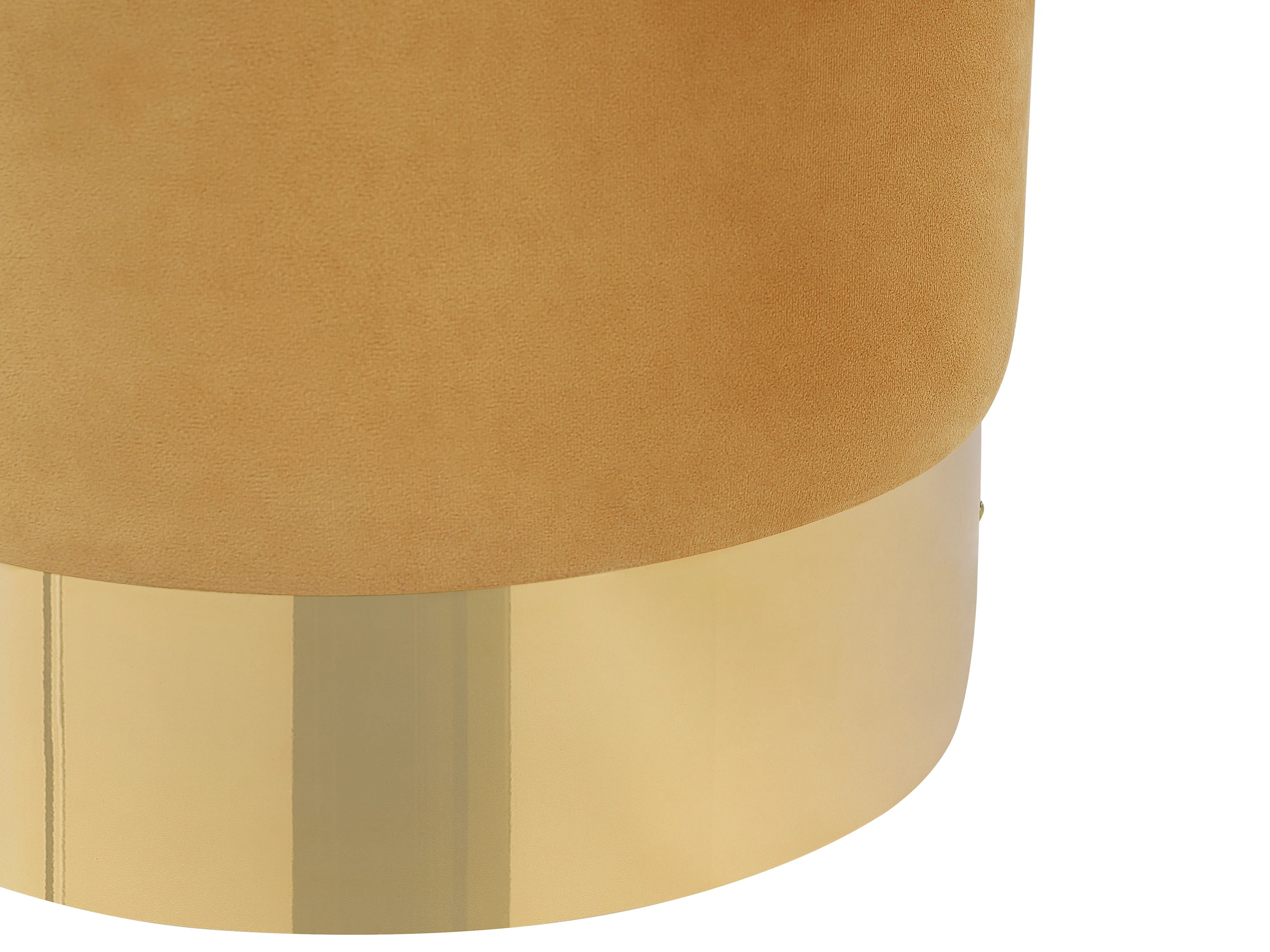  Pouffe SOPHIA Velvet Mustard