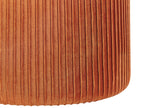  Set Of 2 Storage Pouffes CAMDENTON Velvet Orange