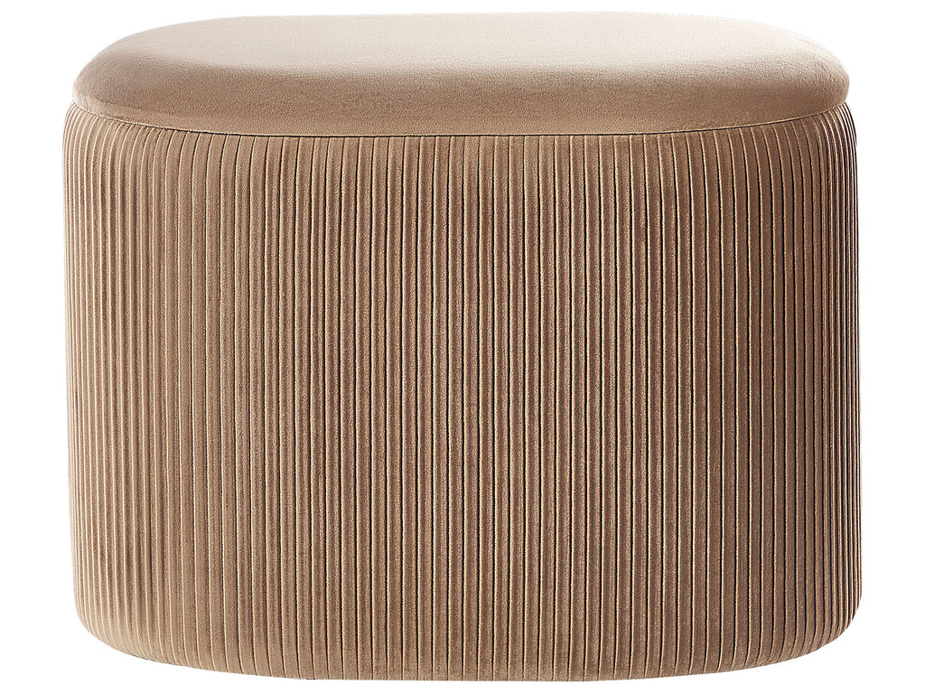  Storage Pouffe RICHLAND Velvet Beige