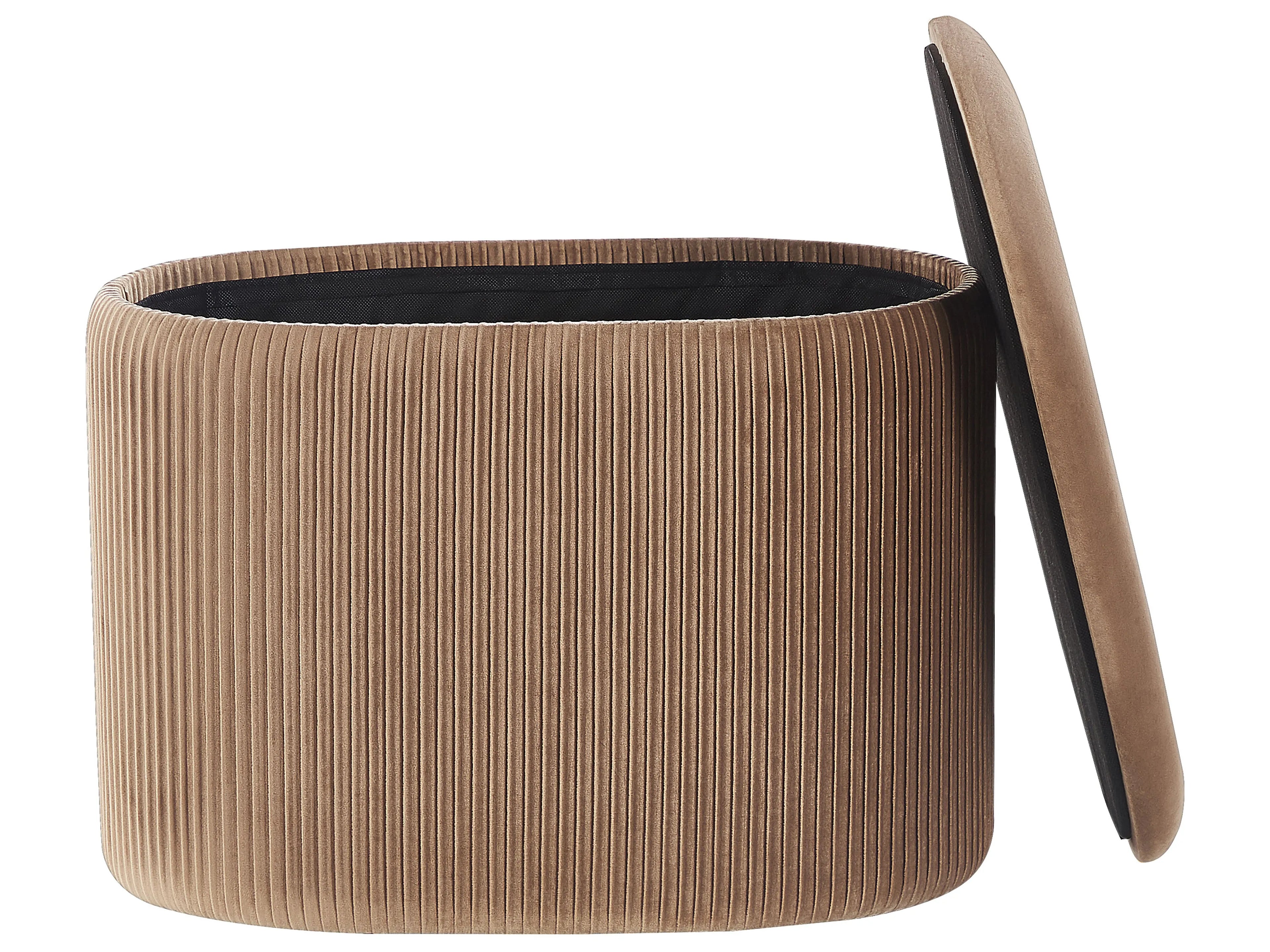  Storage Pouffe RICHLAND Velvet Beige