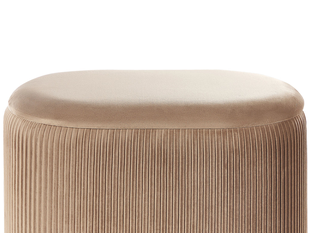  Storage Pouffe RICHLAND Velvet Beige