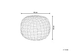  Pouffe HOPA Velvet Red