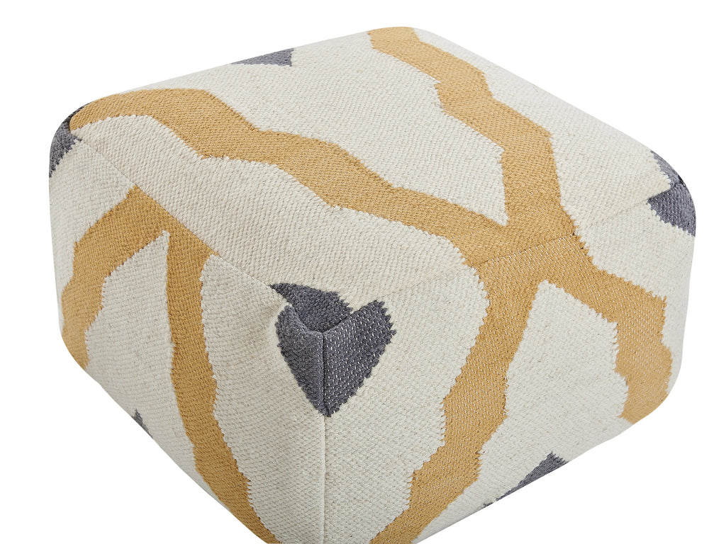  Pouffe ZEUGMA Wool Beige