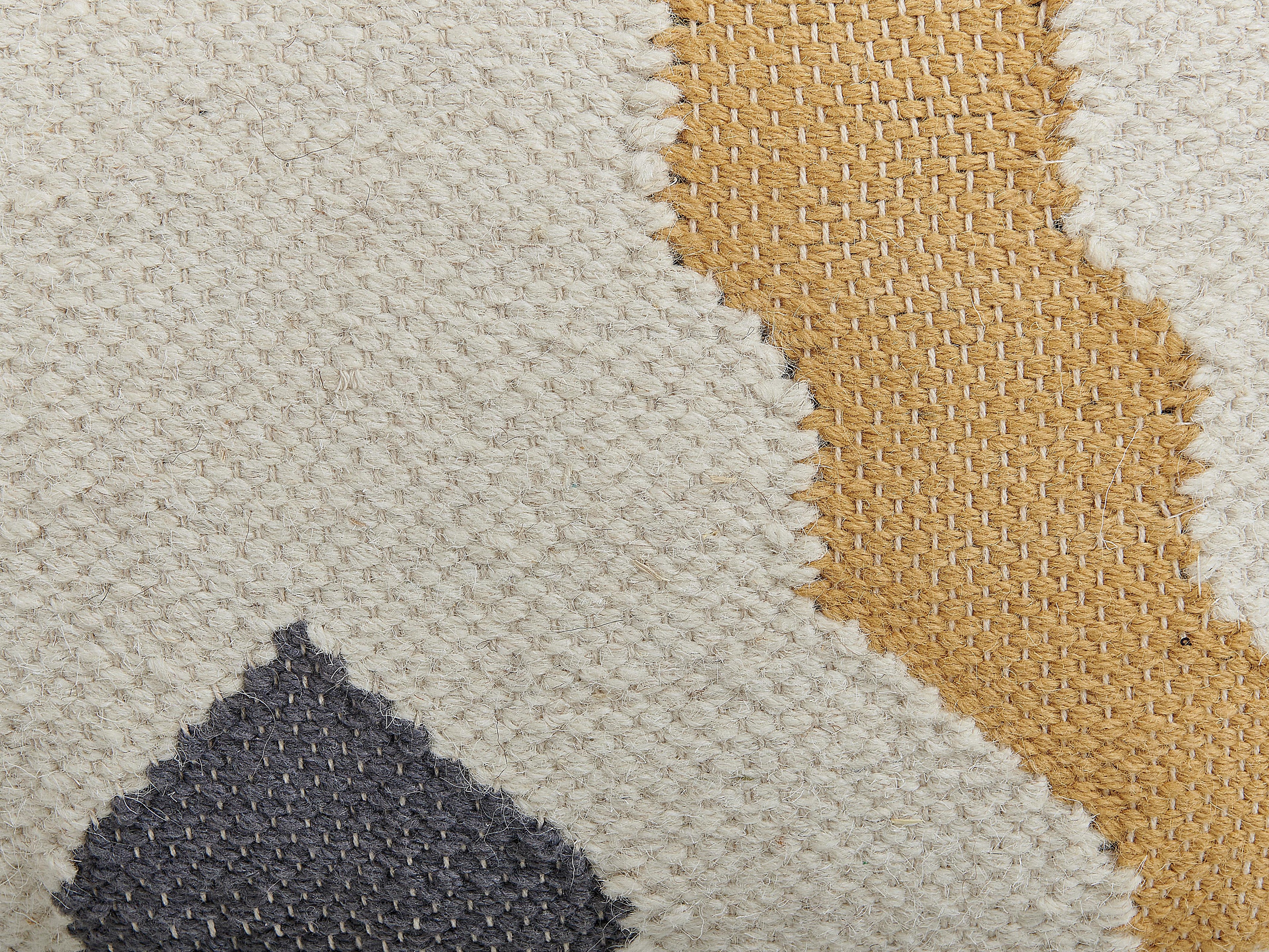  Pouffe ZEUGMA Wool Beige
