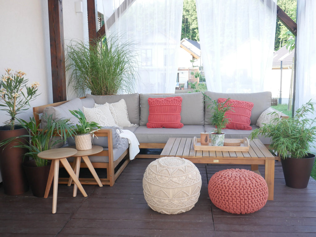  Pouffe CONRAD Cotton Copper