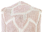  Pouffe ROJHAN Cotton Pastel Pink