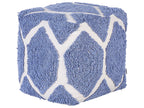  Pouffe ROJHAN Cotton Blue