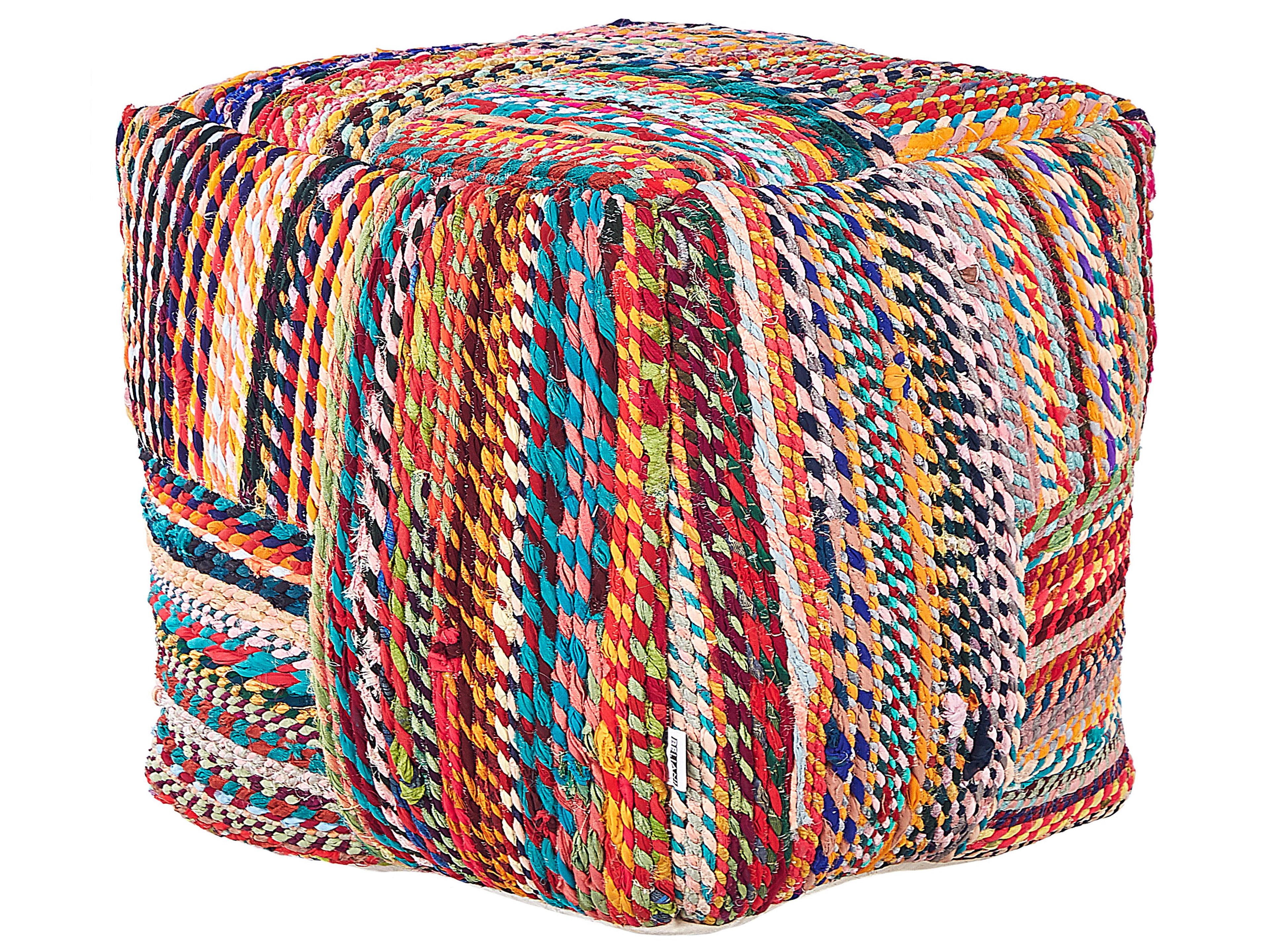  Pouffe MEKHTAR Cotton Multicolour