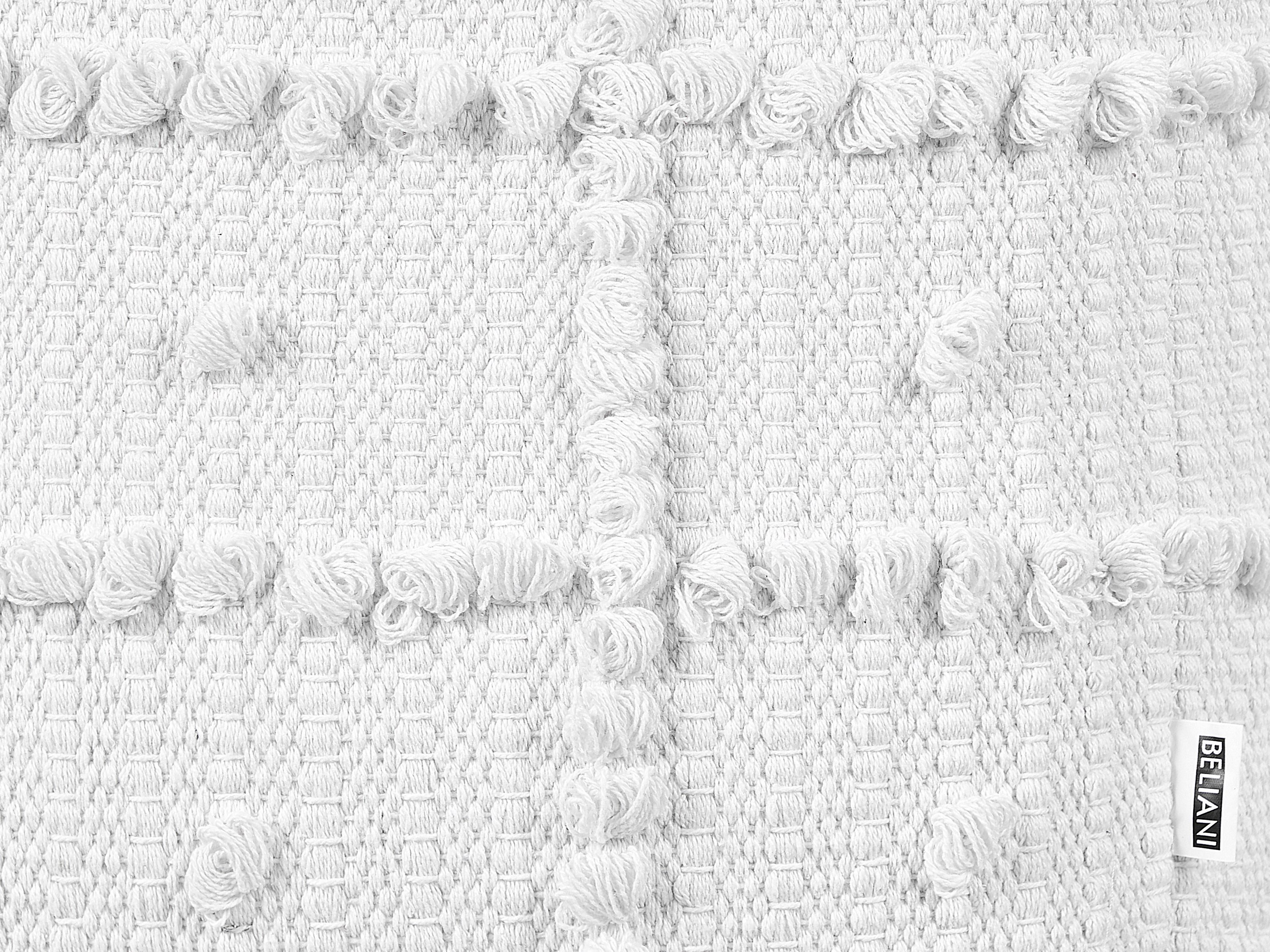  Pouffe HARNAI Cotton White