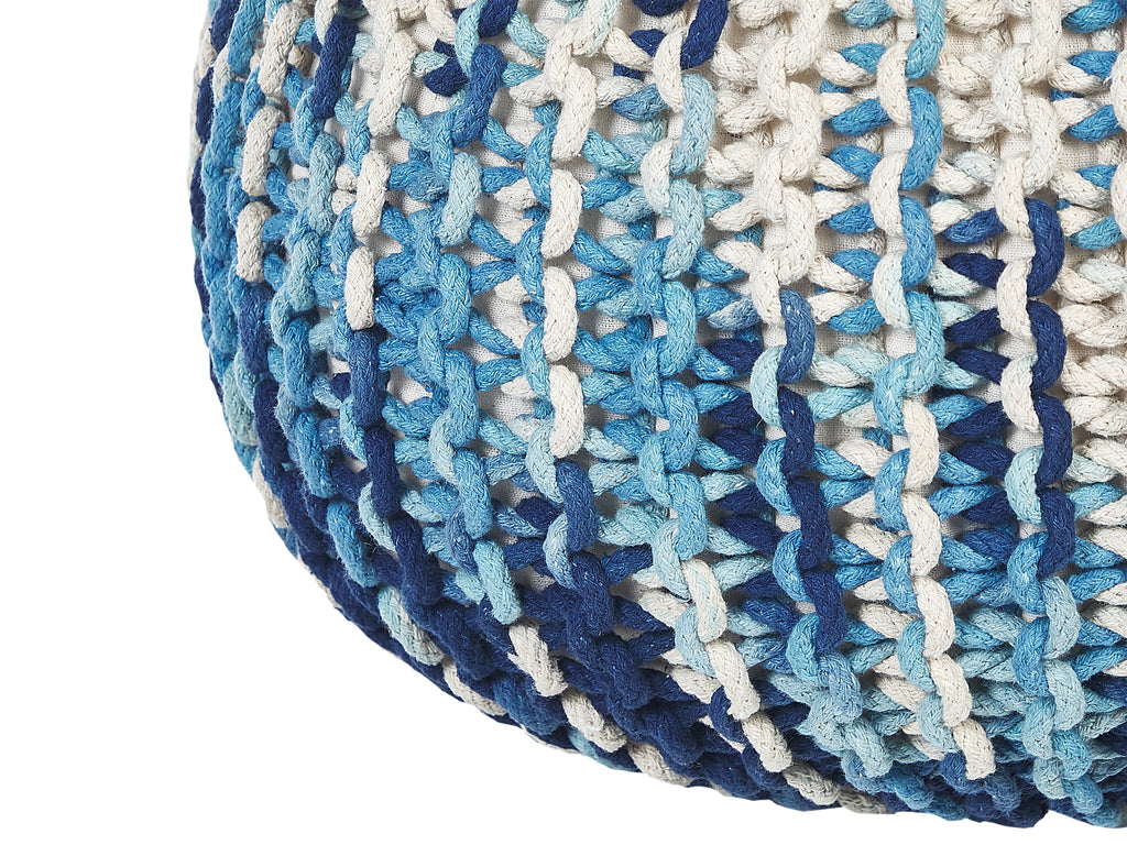  Pouffe CONRAD Cotton Blue