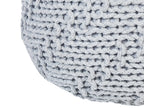  Pouffe PRIENE Cotton Light Grey
