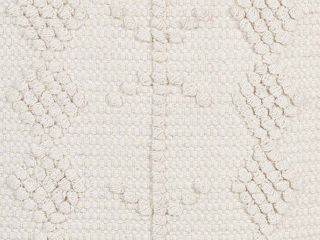  Pouffe WARANGAL Cotton White