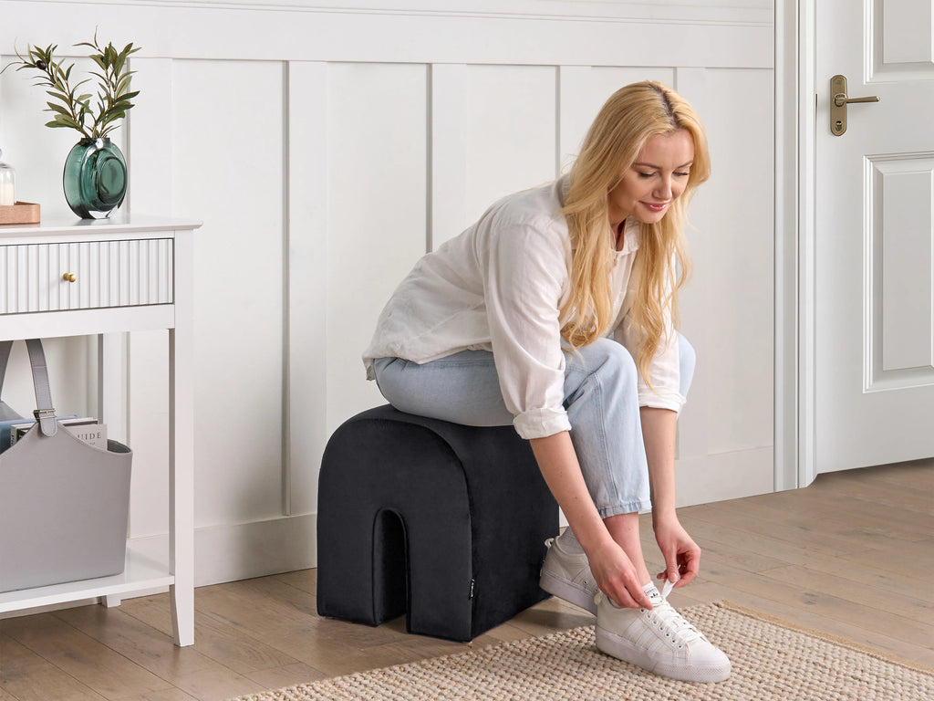  Pouffe MODOC Velvet Black