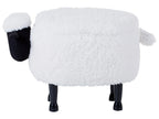  Storage Animal Stool SHEEP Fabric White Sheep