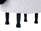  Storage Animal Stool SHEEP Fabric White Sheep