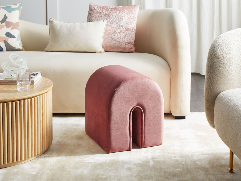  Pouffe MODOC Velvet Pink